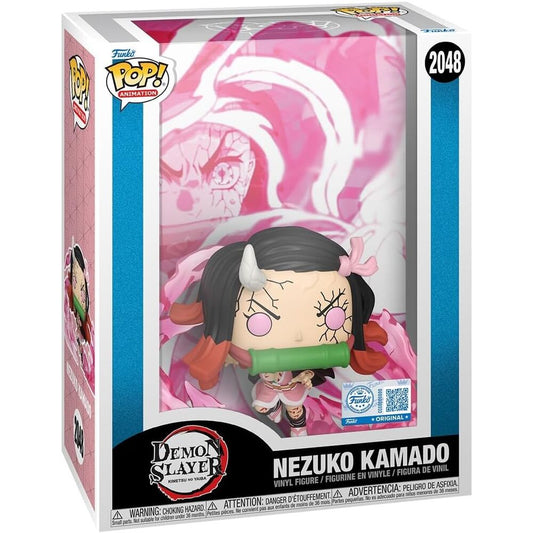 Figura POP Cover Demon Slayer Kimetsu no Yaiba Nezuko Kamado Exclusive